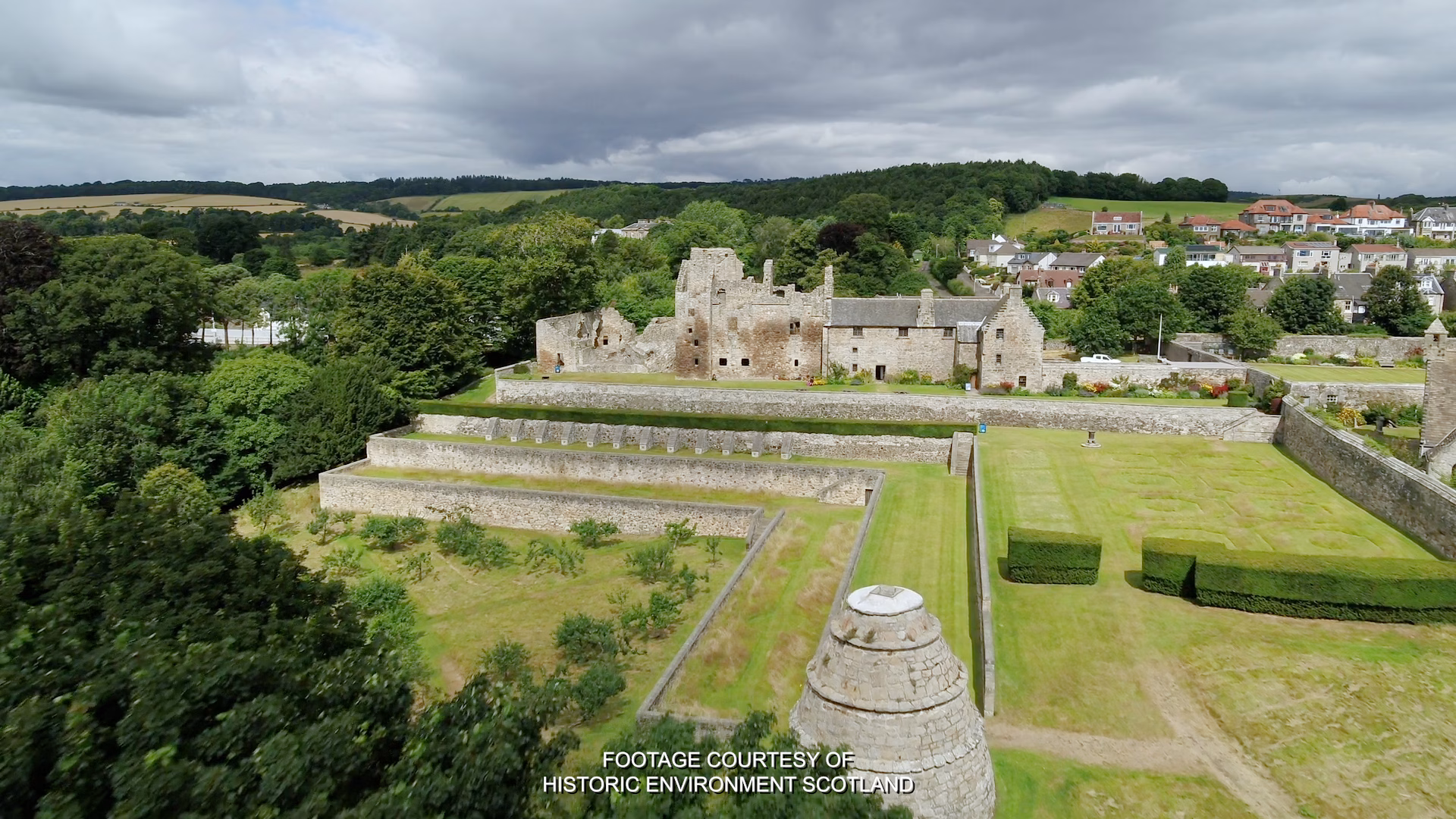 Aberdour Castle, Fife, Scotland